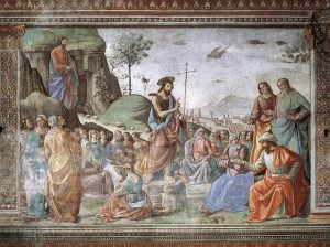 Domenico GHIRLANDAIO - La Prédication de Jean Baptiste