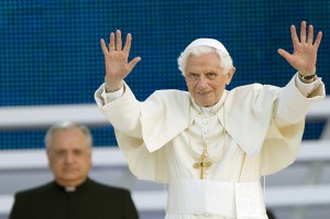Benoît XVI lors de la VIIeme Rencontre Mondiale des Familles