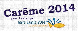 Logo Carême Terre Sainte 2014
