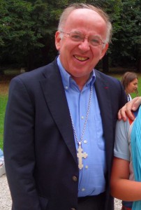 Mgr Stenger au retour des JMJ de Madrid en 2011