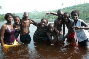 De jeunes congolais