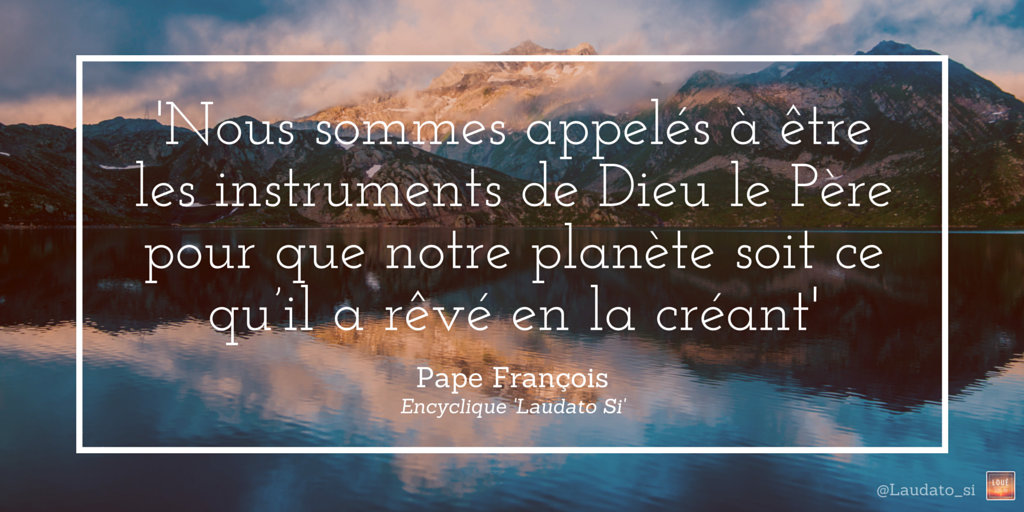 création - laudato si