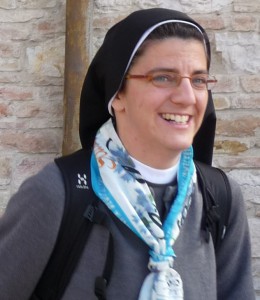 Soeur Françoise Bernard en pèlerinage à Rome.